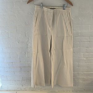 Ann Taylor work wide leg pin stripe pants